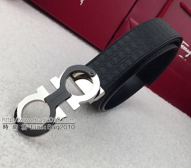 菲拉格慕男士皮帶 Ferragamo雙面牛皮腰帶  jjp2129